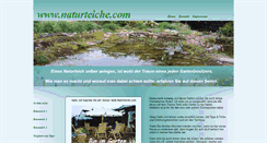 Desktop Screenshot of naturteiche.com